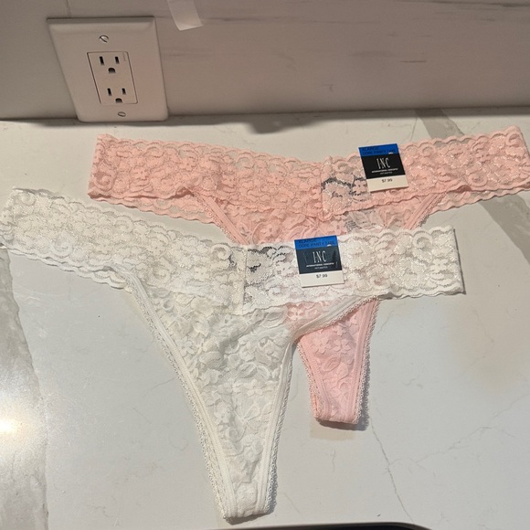INC International Concepts Other - INC International Concepts Womens Lot of 2 Lace Thong Underwear Panties Size XL